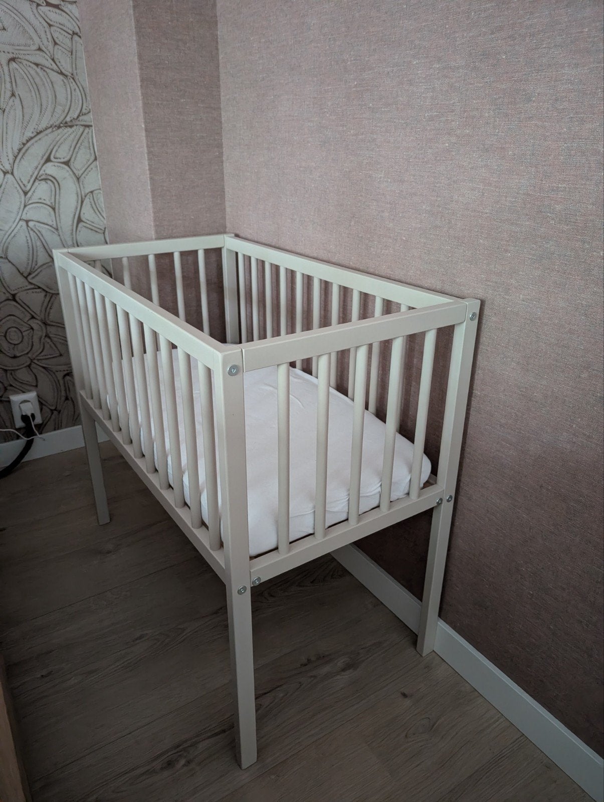 Prenatal wieg ecru (zonder matras), Ophalen, Zo goed als nieuw, Wieg