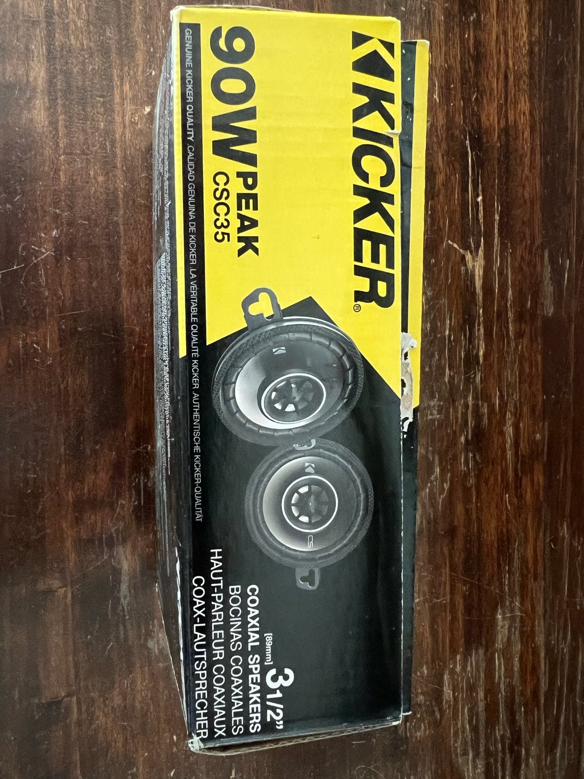 Nieuwe Kicker Dashboardluidsprekers 90W Peak CSC35 4 Ohm, Ophalen of Verzenden, Nieuw