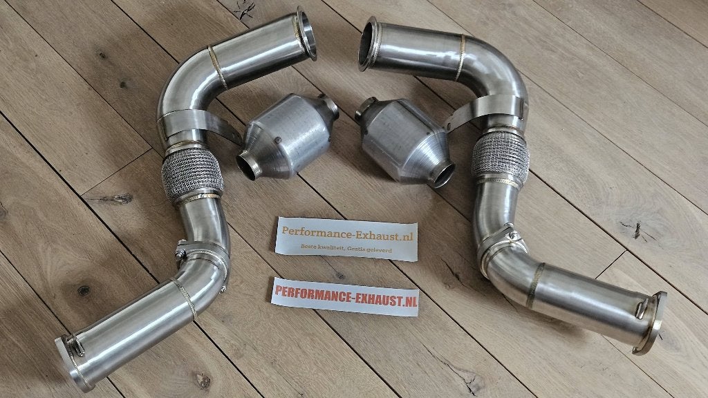 Uitlaat rvs downpipes catles / sport kats BMW M5 G90 & G99, Ophalen of Verzenden
