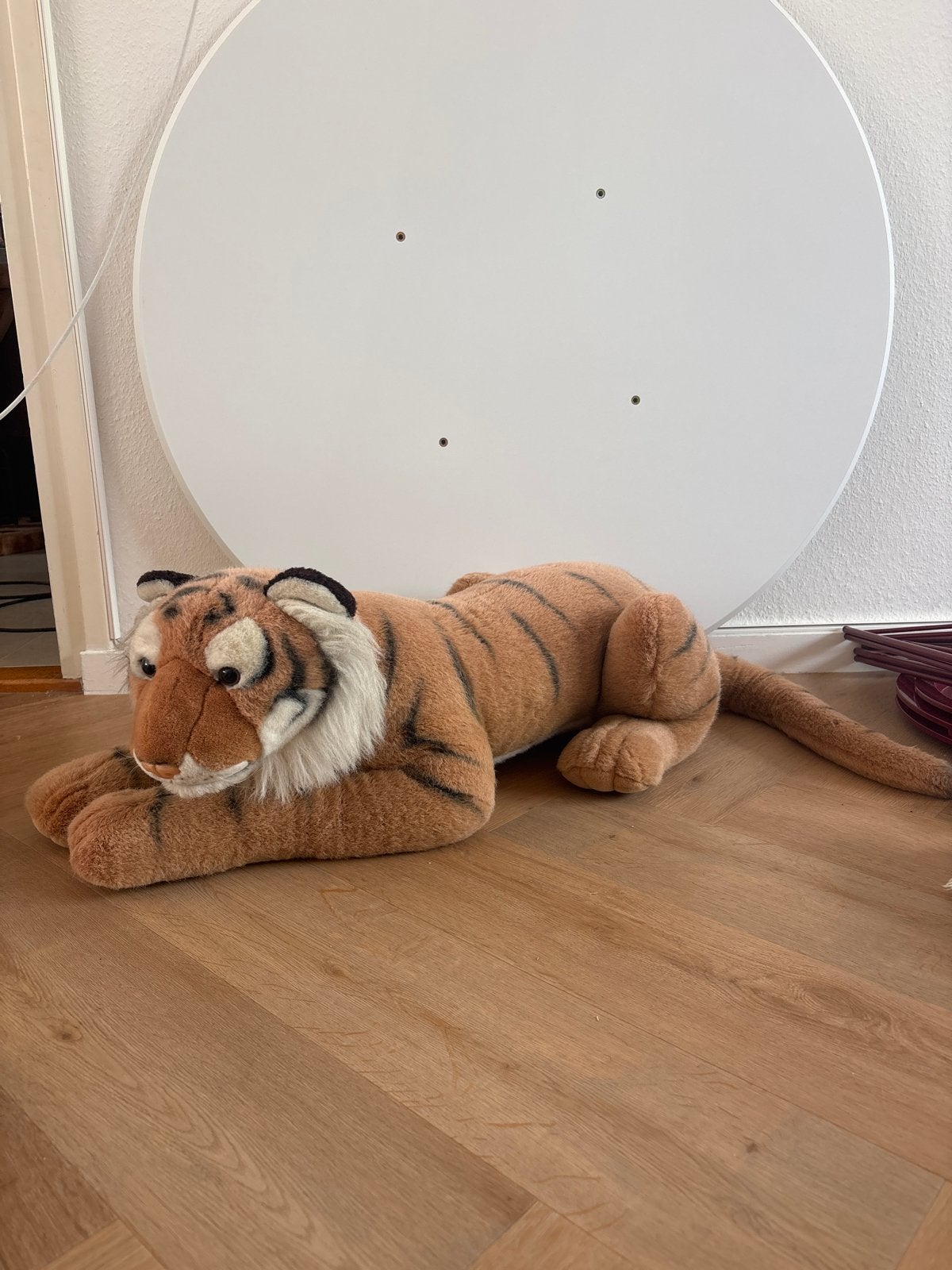 Grote WWF Tijger Knuffel - Zo goed als nieuw, Overige merken, Overige karakters, Ophalen of Verzenden, Middelgroot (20 tot 80 cm)