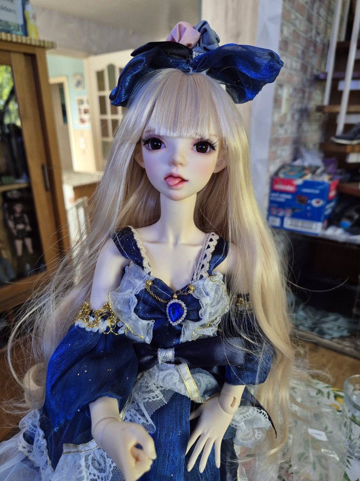 BJD doll(r) SD Miwa te koop, Ophalen of Verzenden, Zo goed als nieuw, Fashion Doll