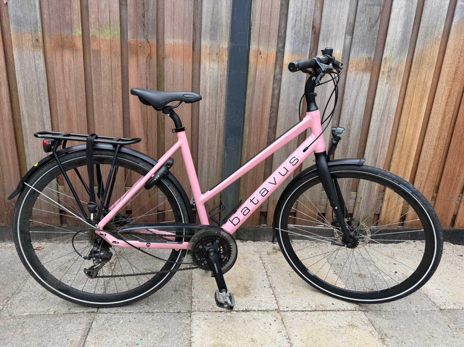 Batavus Damesfiets Roze - maat 53, Fietsen en Brommers, Fietsen | Dames | Damesfietsen, Gebruikt, Batavus, Versnellingen, 53 tot 56 cm