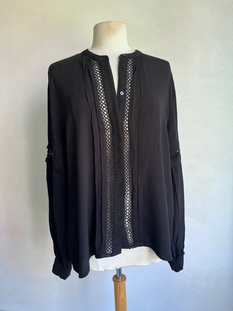 summum blouse zwart maat 42, Summum, Verzenden, Zwart, Maat 42/44 (L)
