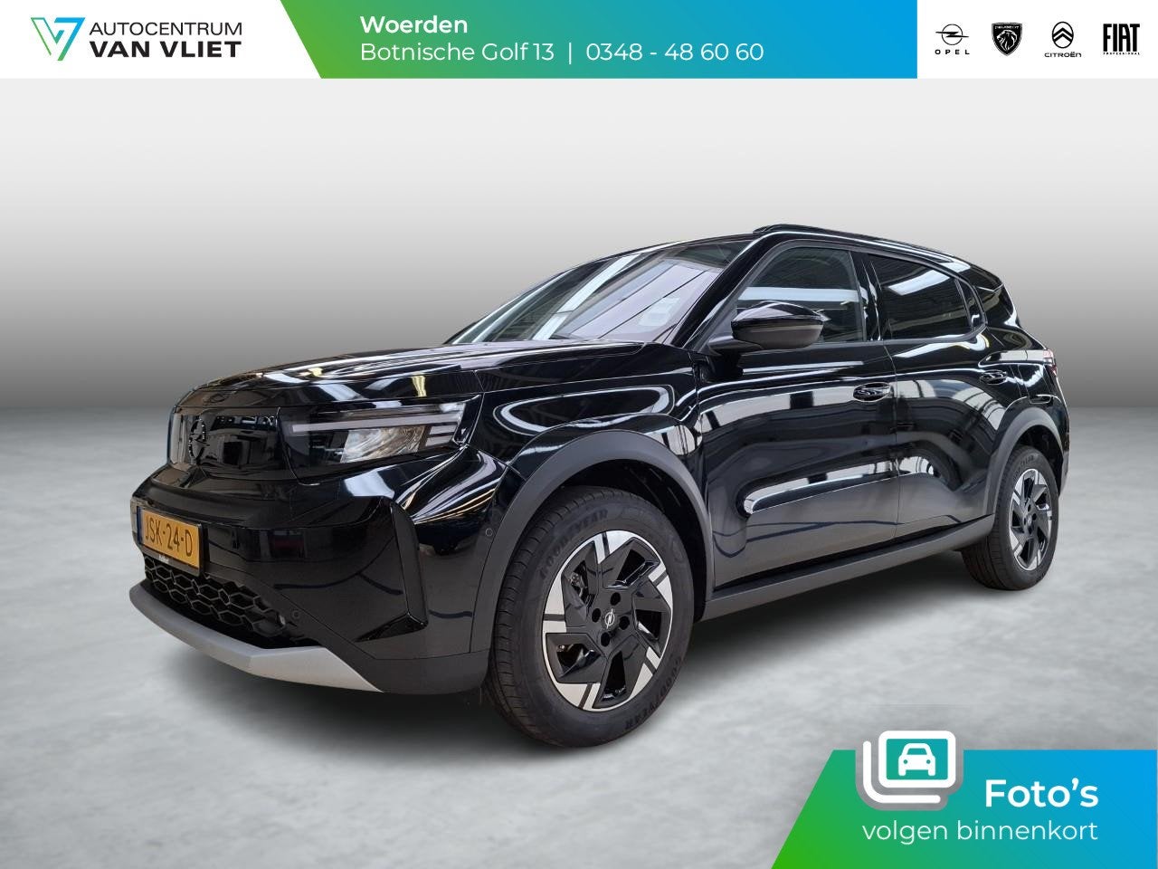 Opel Frontera Extended range Electric GS 54 kWh Winterpakket, Auto's, Stof, Gebruikt, Zwart, Frontera