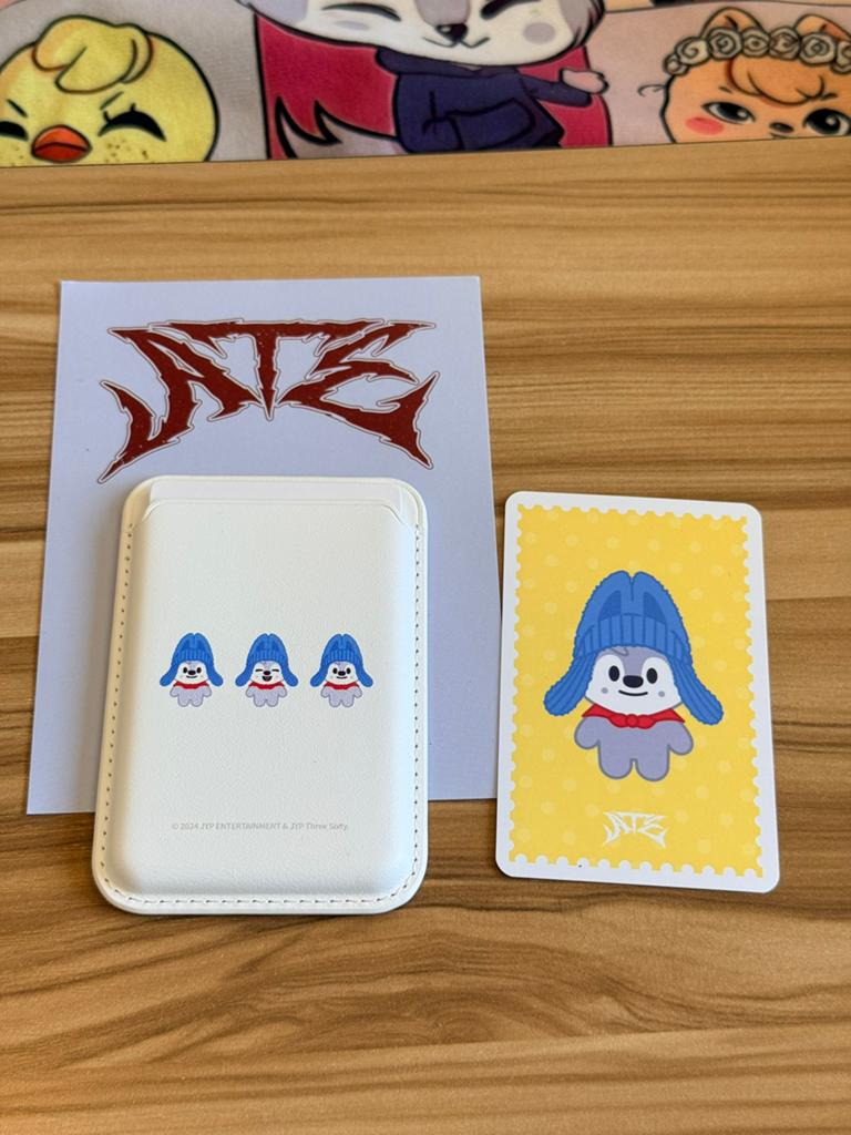 Stray Kids wolfchan bang chan magnetic card wallet, Ophalen of Verzenden, Zo goed als nieuw, Foto of Kaart