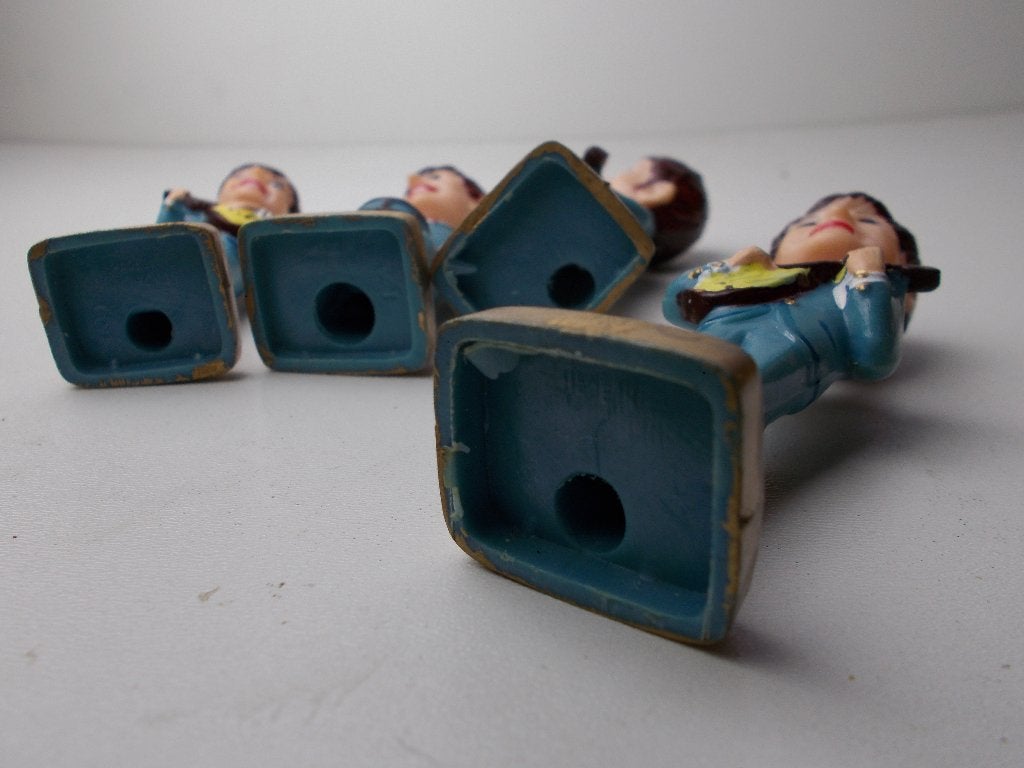 Jaren 60 THE BEATLES "BOBBLE HEADS" Made in Hong Kong., Ophalen of Verzenden, Zo goed als nieuw
