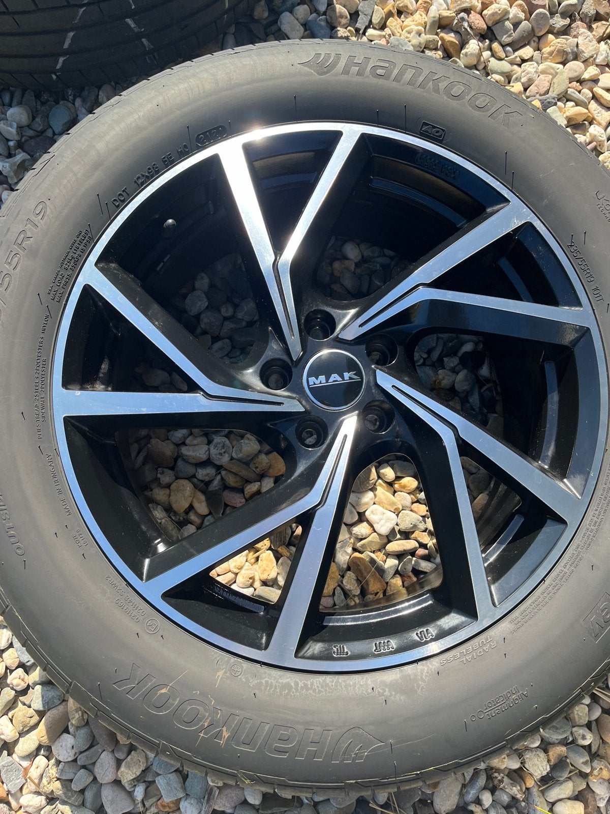 19 inch MAK velgen met zomerbanden - Audi, VW, Mercedes, Sko, Auto-onderdelen, Banden en Velgen, Gebruikt, Banden en Velgen, 235 mm