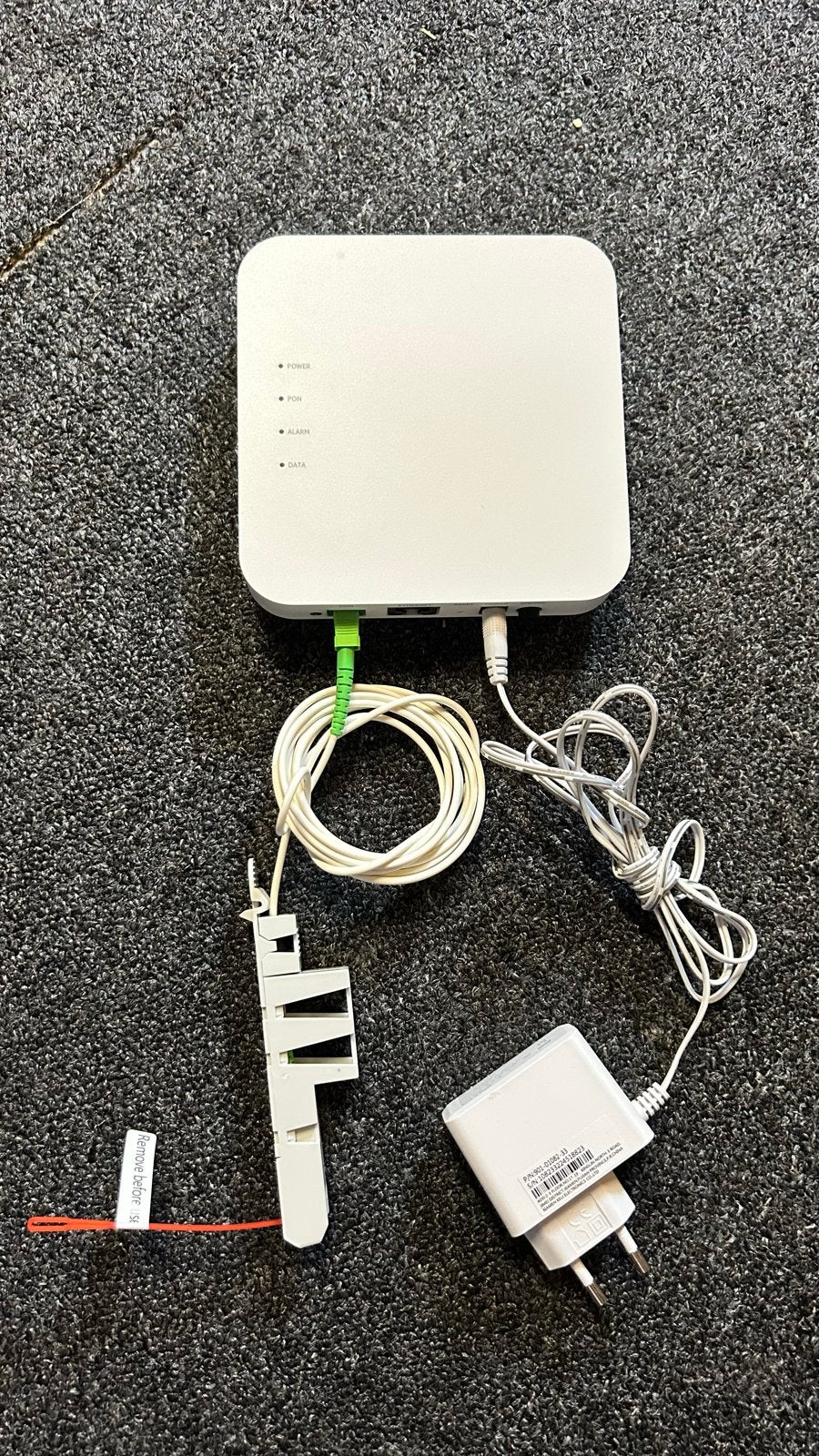 Nokia XS-010X-Q XGS-PON ONT 10G + Voeding + Glasvezelkabel, Computers en Software, Routers en Modems, Ophalen of Verzenden, Zo goed als nieuw