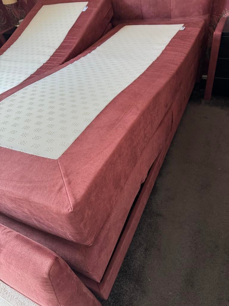 2 persoons bed, Ophalen, Bruin, Tweepersoons, Overige maten