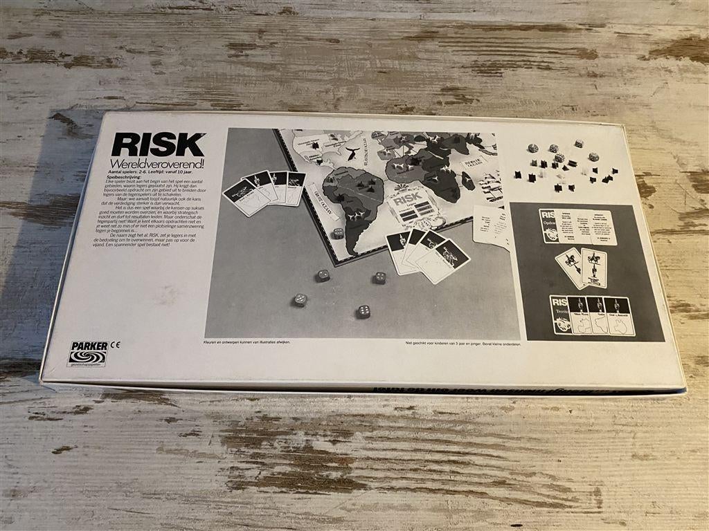 Risk witte doos wereldveroverend! [s470], Verzenden, Zo goed als nieuw