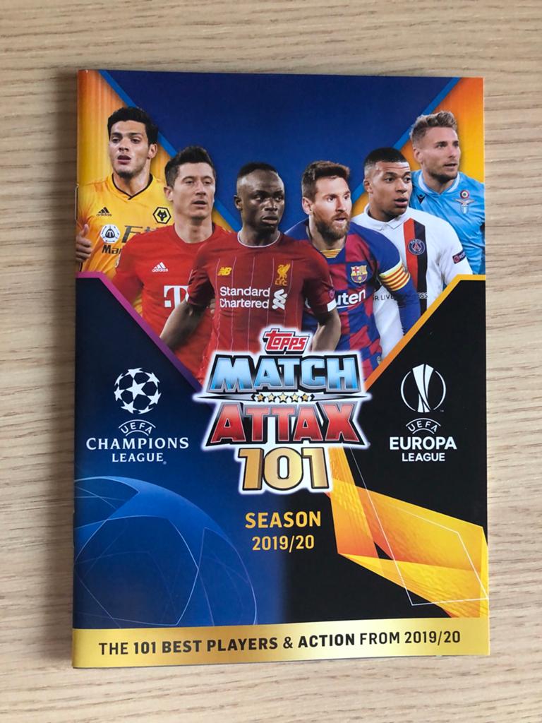 Topps Match Attax 101 Stickeralbum 2019/2020 100% compleet, Ophalen of Verzenden, Nieuw