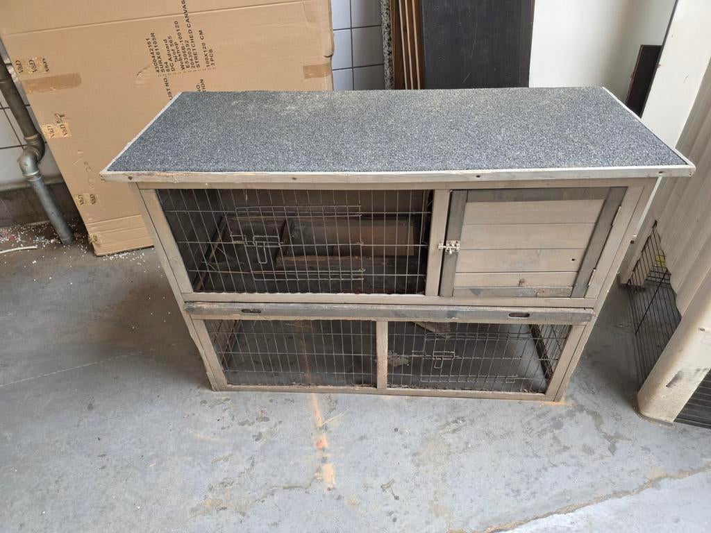 Konijnenhok, Dieren en Toebehoren, Knaagdieren en Konijnen | Hokken en Kooien, Ophalen, 90 cm of meer, Hok, 110 cm of meer