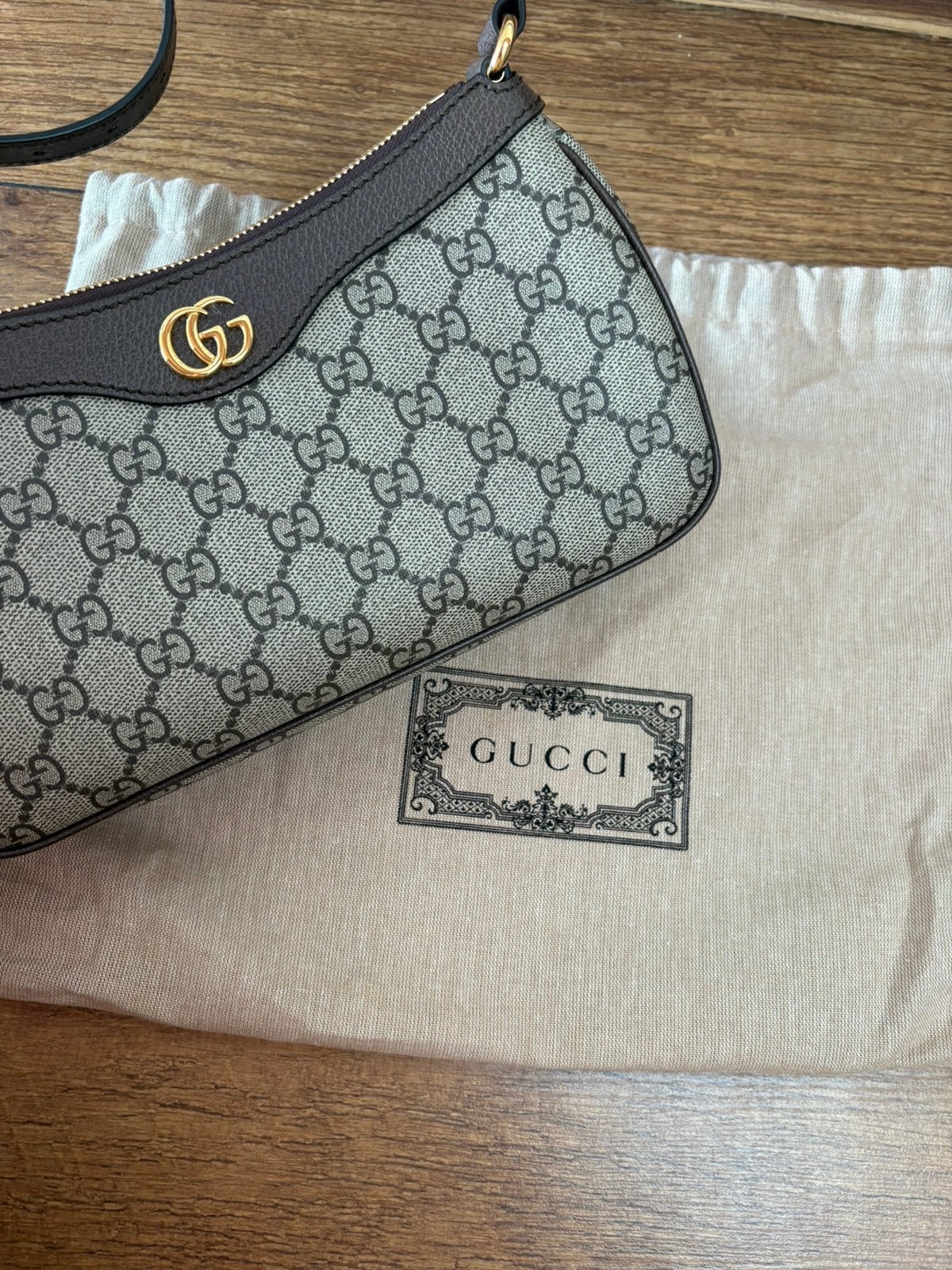 Gucci ophidia bag 100% authentic, Ophalen, Bruin, Nieuw, Handtas