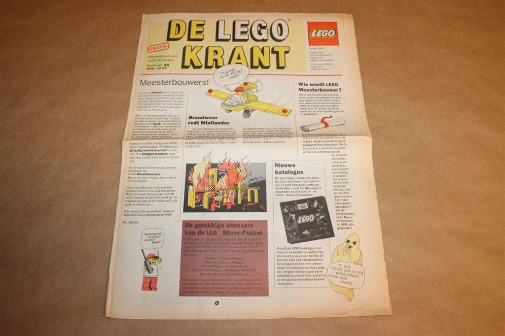 De Lego Krant - Nr. 45 - 1990, Ophalen of Verzenden, Zo goed als nieuw
