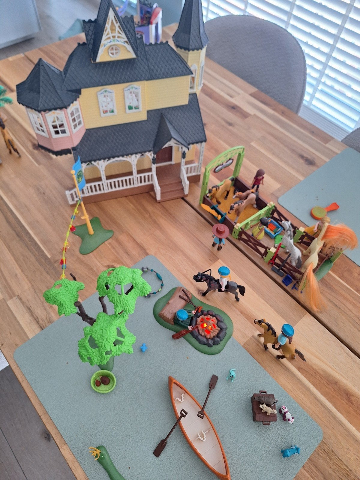 Playmobil Spirit Lucky's Huis, Stal, Winkel & Kamp, Ophalen, Gebruikt, Gebouw, Complete set
