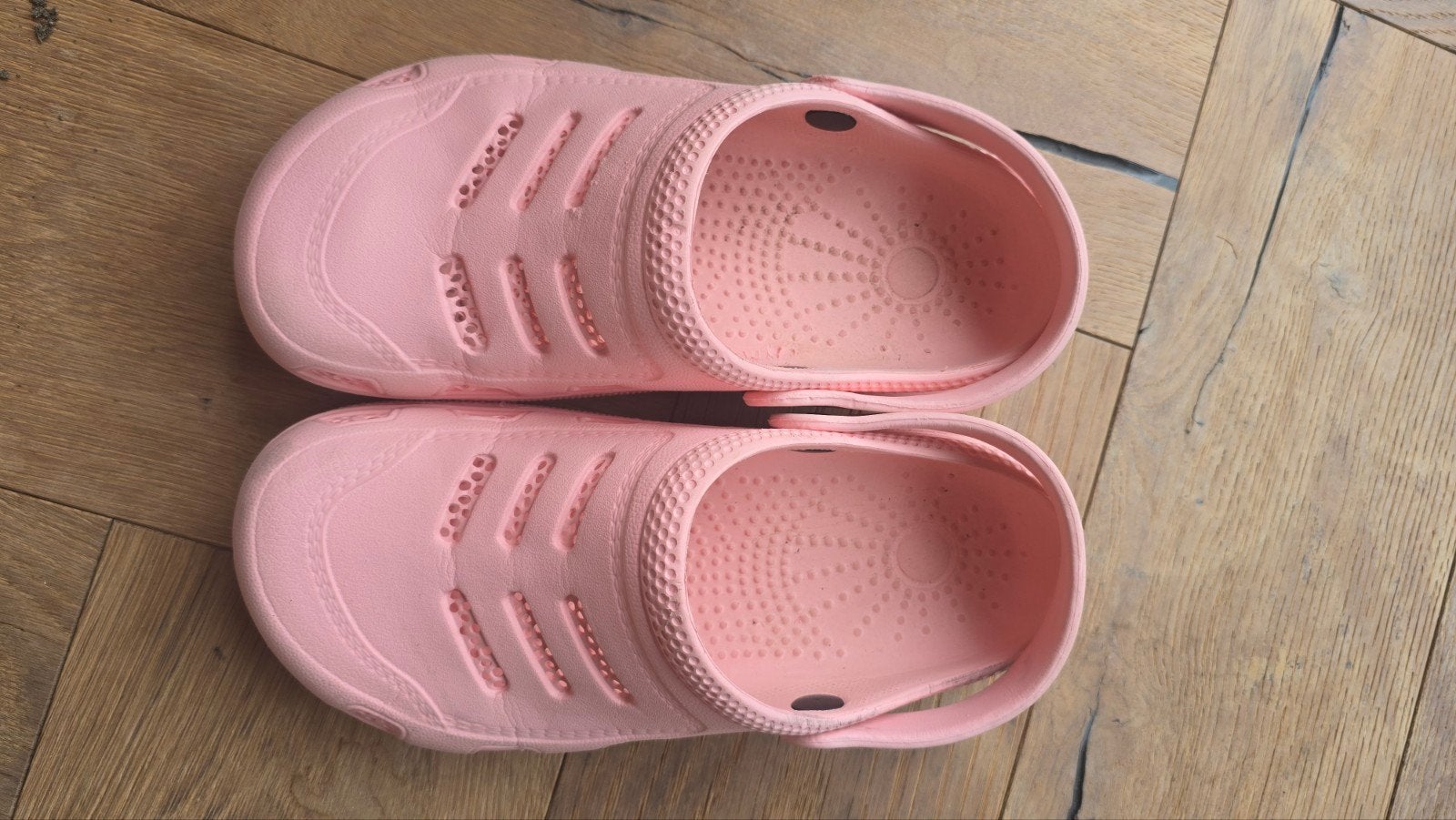 Roze instappers maat 38, Ophalen