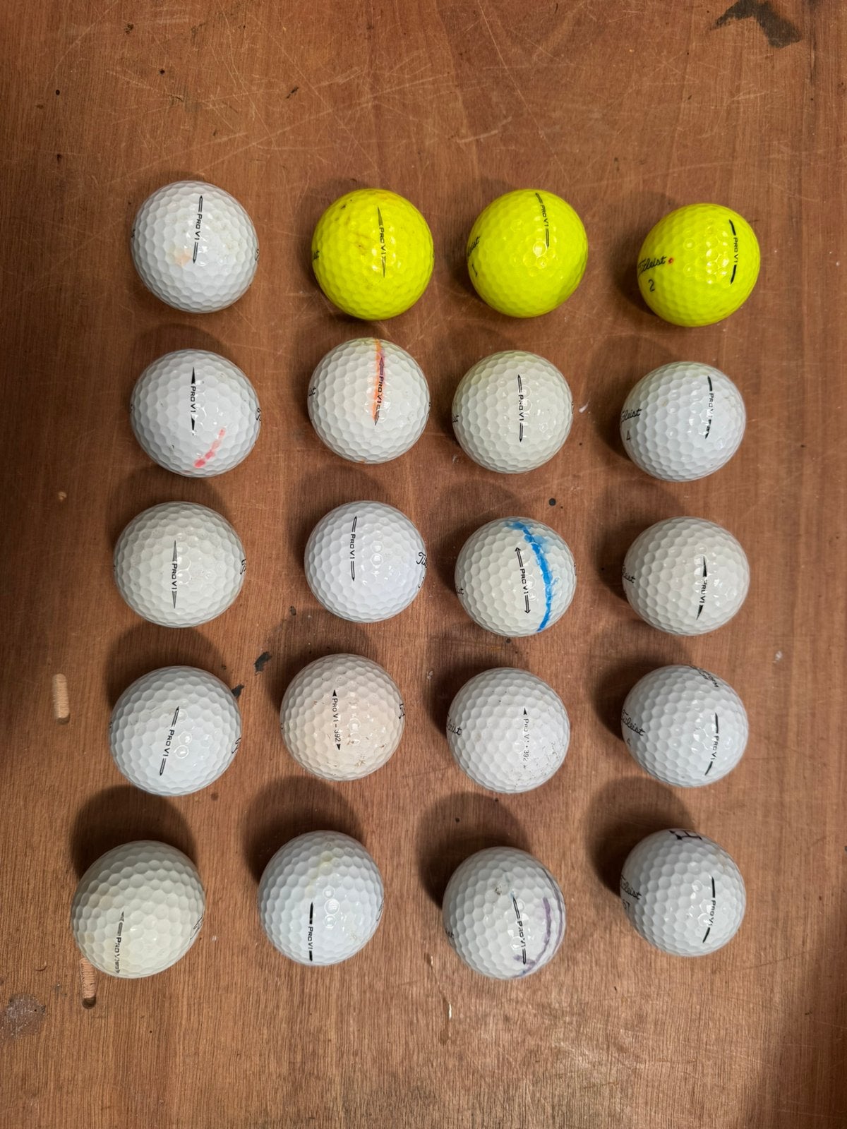 Titleist ProV1 golfballen 20 stuks, Sport en Fitness, Golf, Ophalen of Verzenden, Zo goed als nieuw, Bal(len)