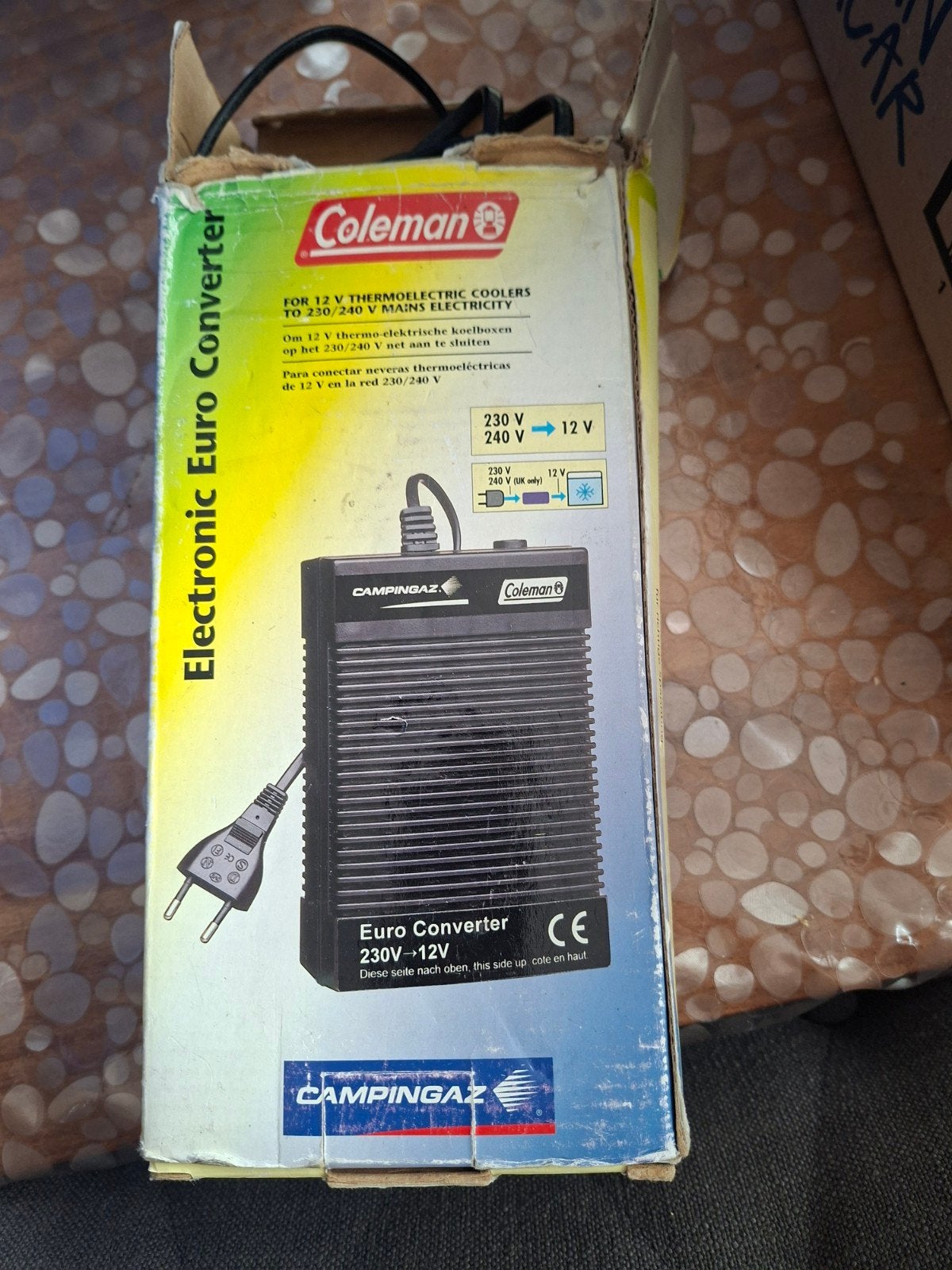 Coleman Euro Converter 230/240V naar 12V Omvormer, Ophalen, Gebruikt