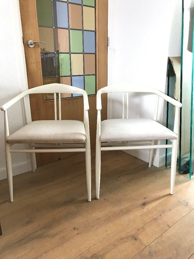 2 Vintage deens design stoelen stoel retro Wilkhahn Wegner, Ophalen, Gebruikt, Bruin, Nvt