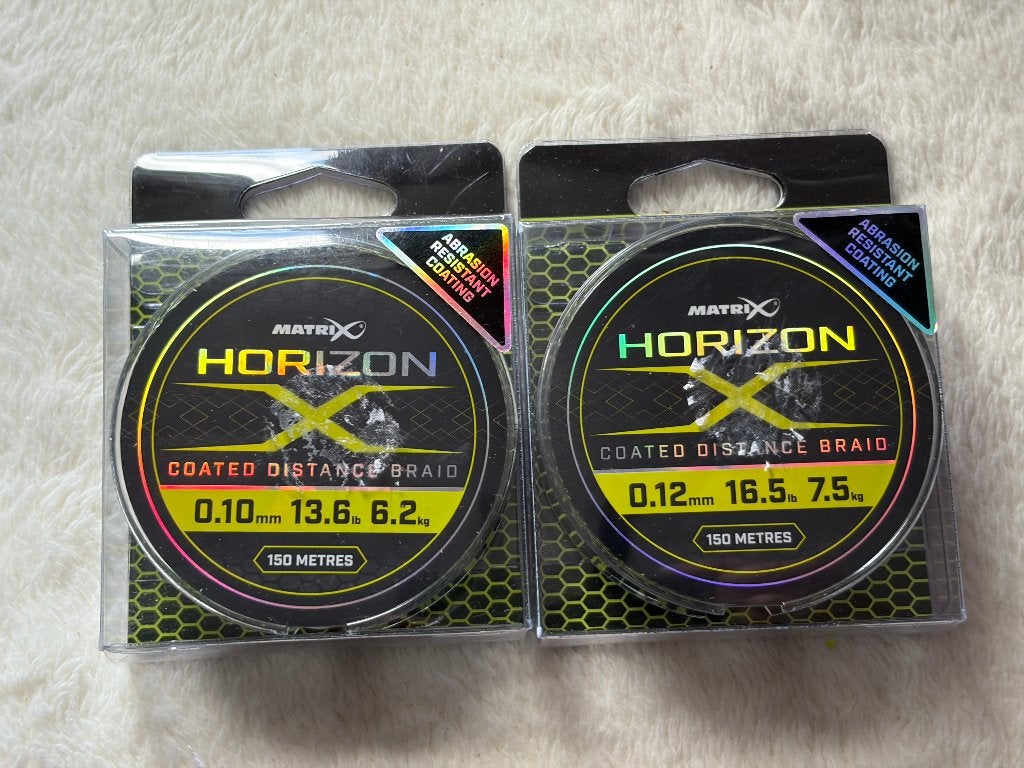 adv 420 / NIEUW 2 blisters braid MATRIX HORIZON, Ophalen of Verzenden, Nieuw, Vislijn