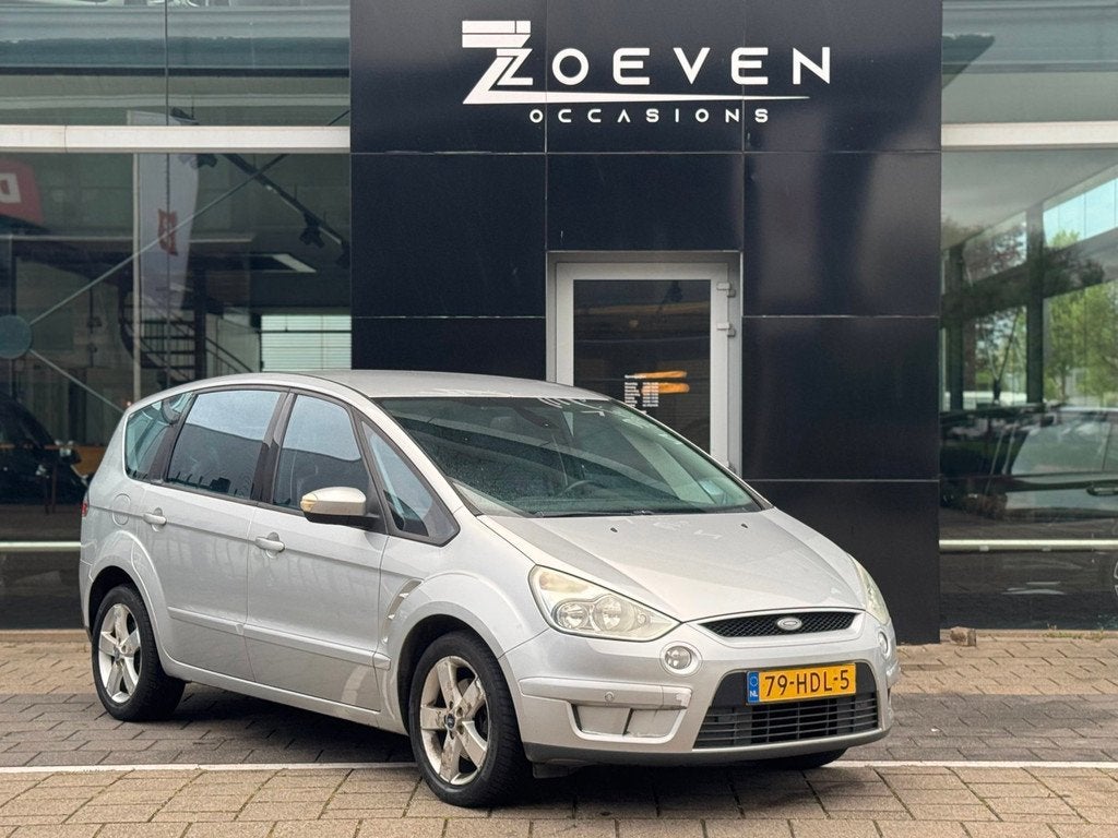 Ford S-Max 2.0-16V, Auto's, Ford, Voorwielaandrijving, Parkeersensor, Gebruikt, Zwart