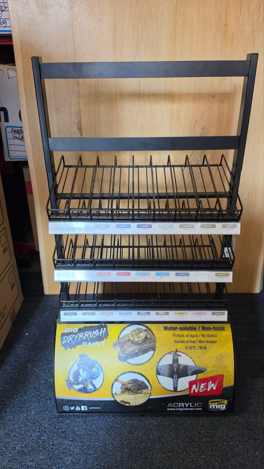 MIG Origineel Verf Rek - Zo goed als nieuw!, Ophalen, Zo goed als nieuw