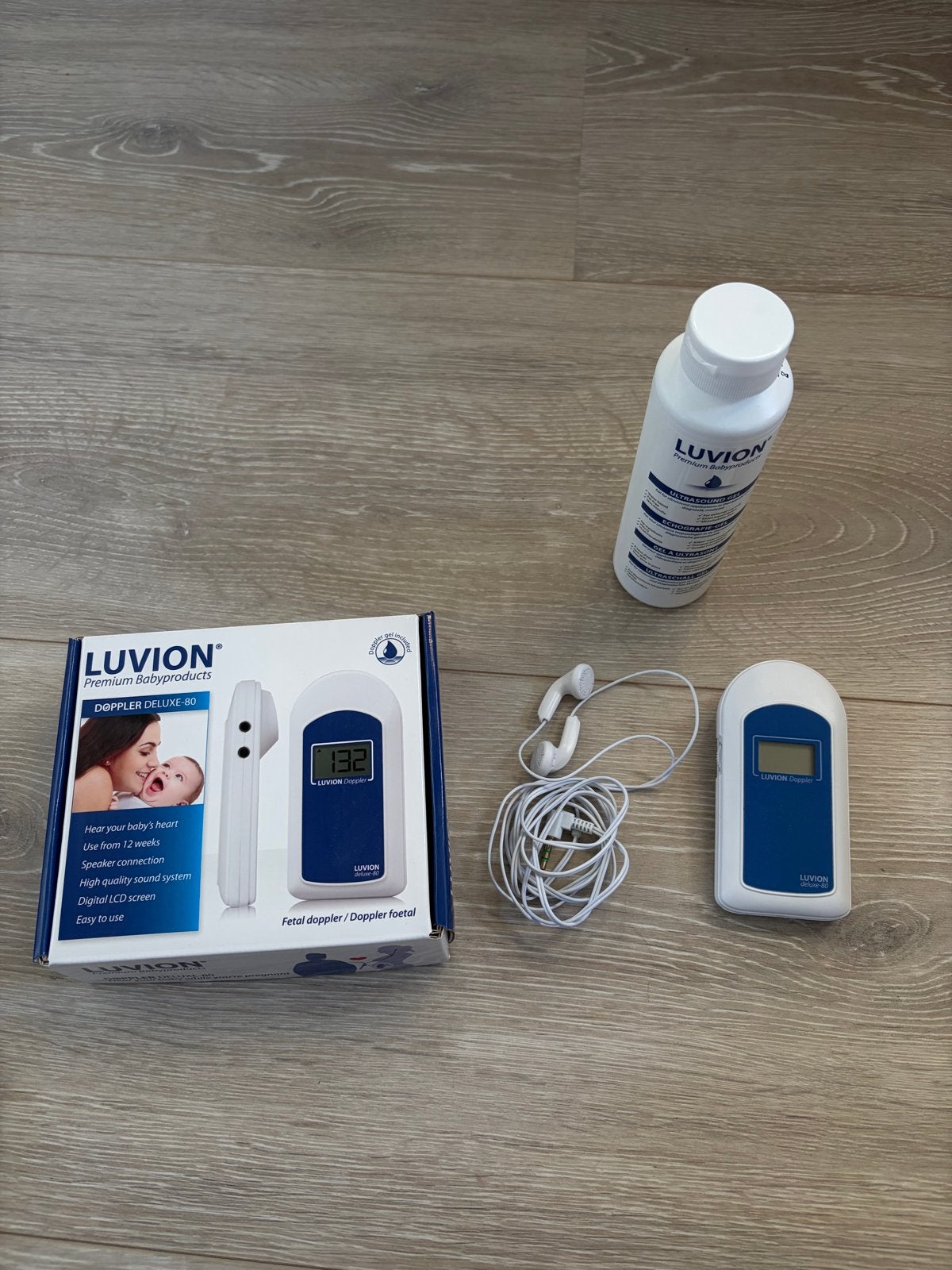 Luvion Doppler Deluxe-80 - Luister naar je baby's hartslag, Ophalen, Zo goed als nieuw, Zwangerschap en Bevalling