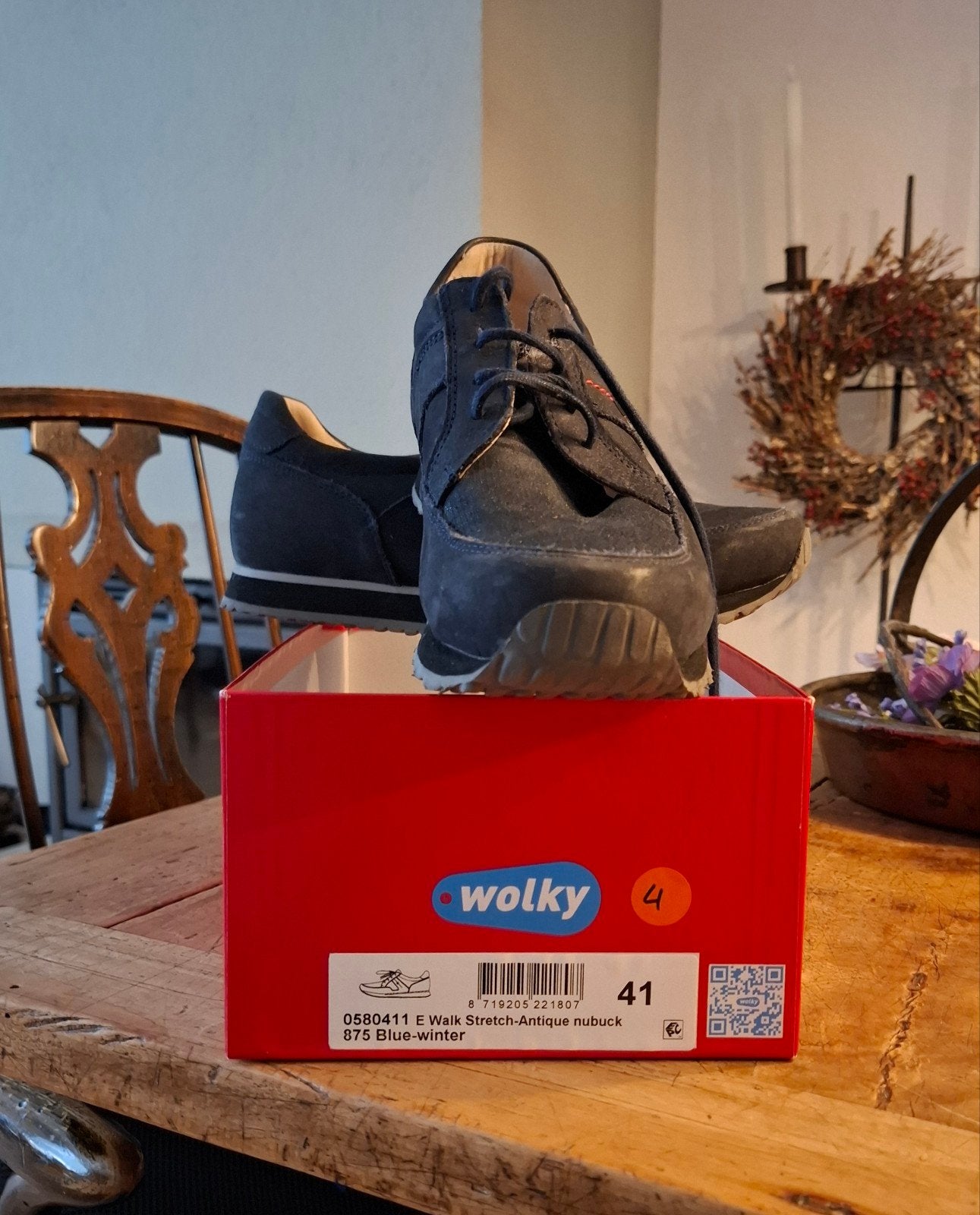 Wolky E-Walk Stretch-Antique nubuck sneakers maat 41, Wolky, Blauw, Nieuw, Ophalen of Verzenden