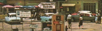 Airolo Blick met auto's Citroen DS Snoek, bus 1979, Verzamelen, Ophalen of Verzenden, 1960 tot 1980, Gelopen, Overig Europa
