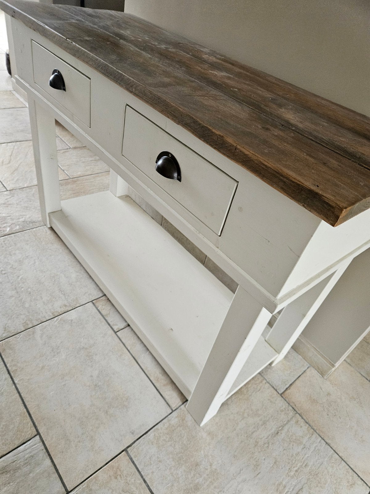 landelijke site table, Ophalen, 25 tot 50 cm, Rechthoekig, 100 tot 150 cm
