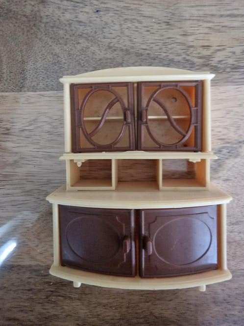 Vintage poppenhuis buffetkast Jean W Germany, Ophalen of Verzenden, Gebruikt, Poppenhuis