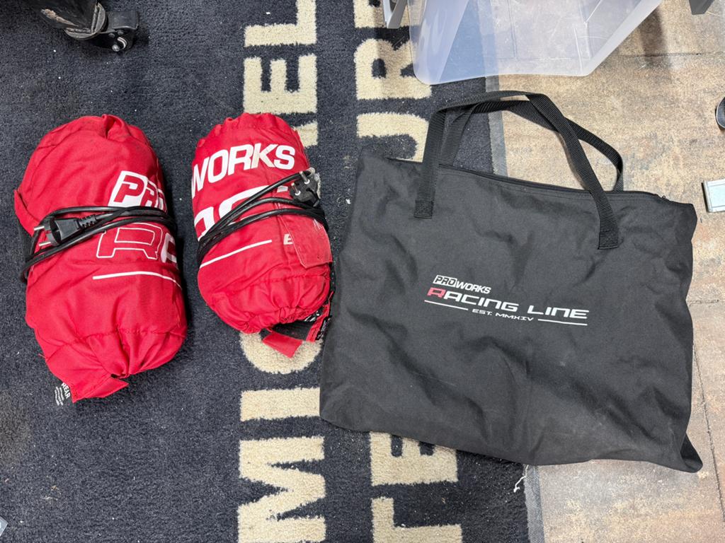 Bandenwarmers Proworks Racing Line D3 Rood, Ophalen of Verzenden, Gebruikt
