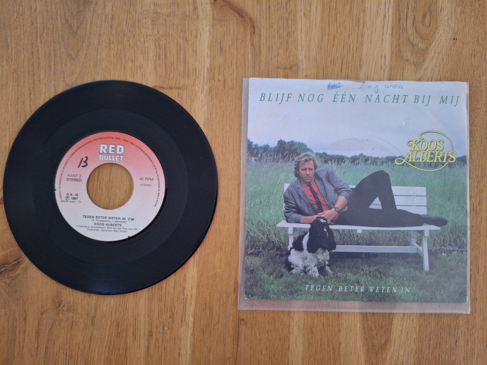 Koos Alberts - Tegen beter weten in, Cd's en Dvd's, Vinyl | Nederlandstalig, Ophalen, Gebruikt, Overige formaten, Levenslied of Smartlap