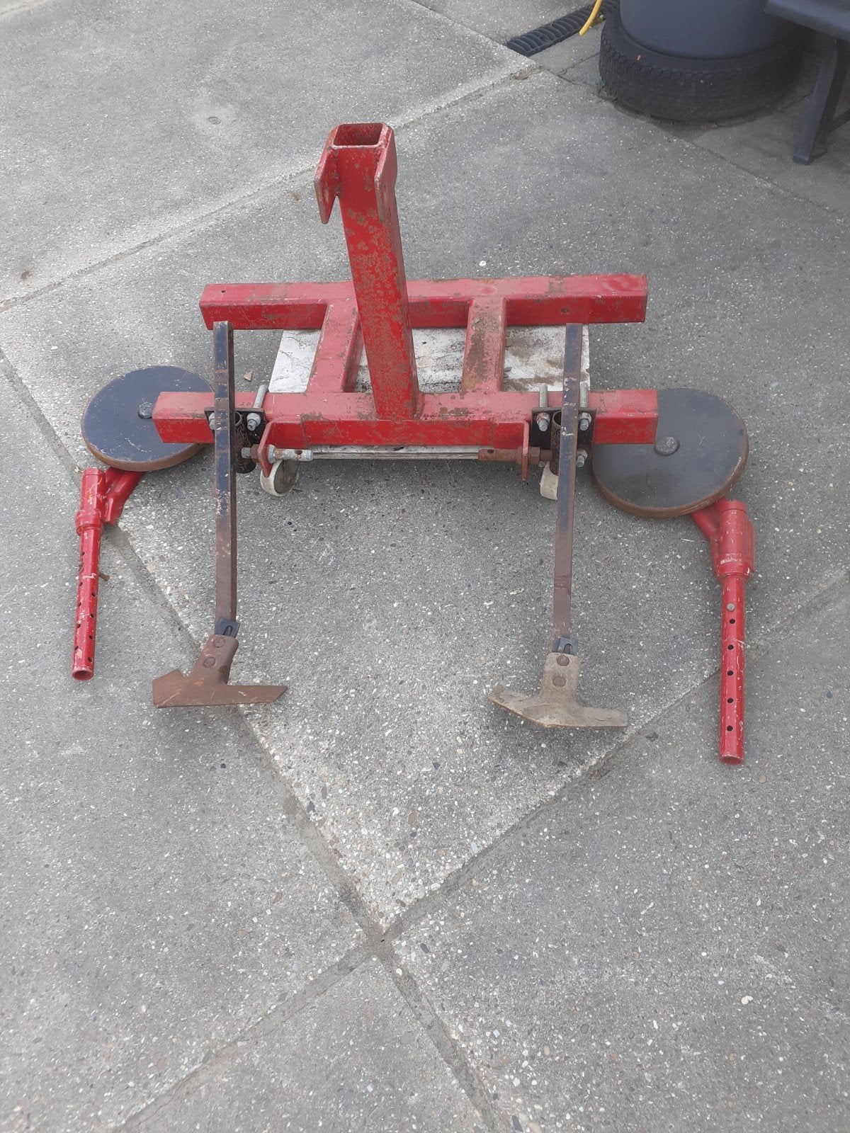 Schoffel werktuig mini tractor, Ophalen, Gebruikt, Schoffel