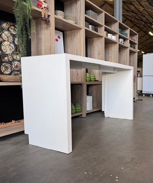 Witte bartafel – 1 stuk, Ophalen of Verzenden, Gebruikt