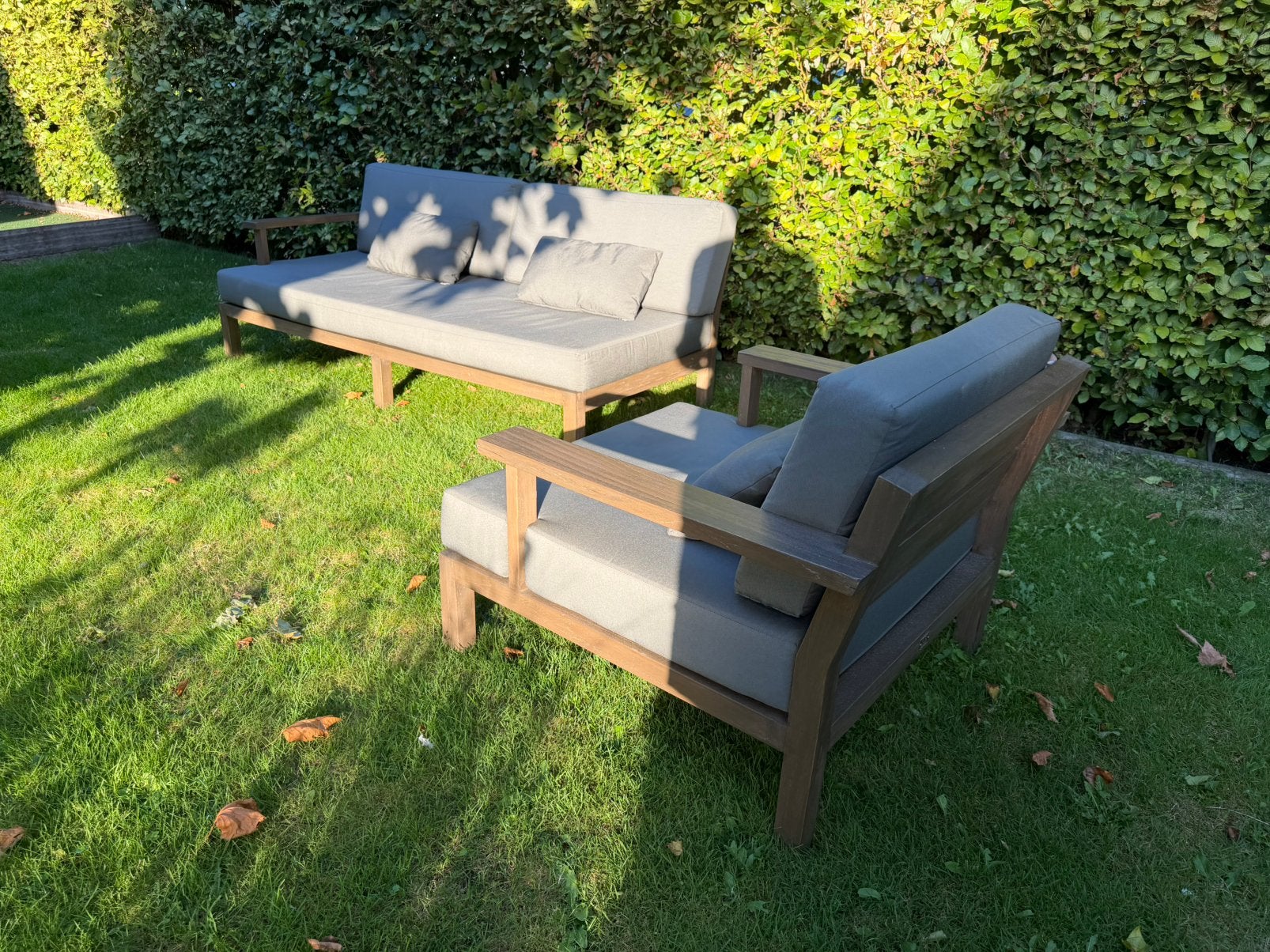 Loungebank met loungestoel Applebee, Ophalen, 4 zitplaatsen, Zo goed als nieuw, Loungeset
