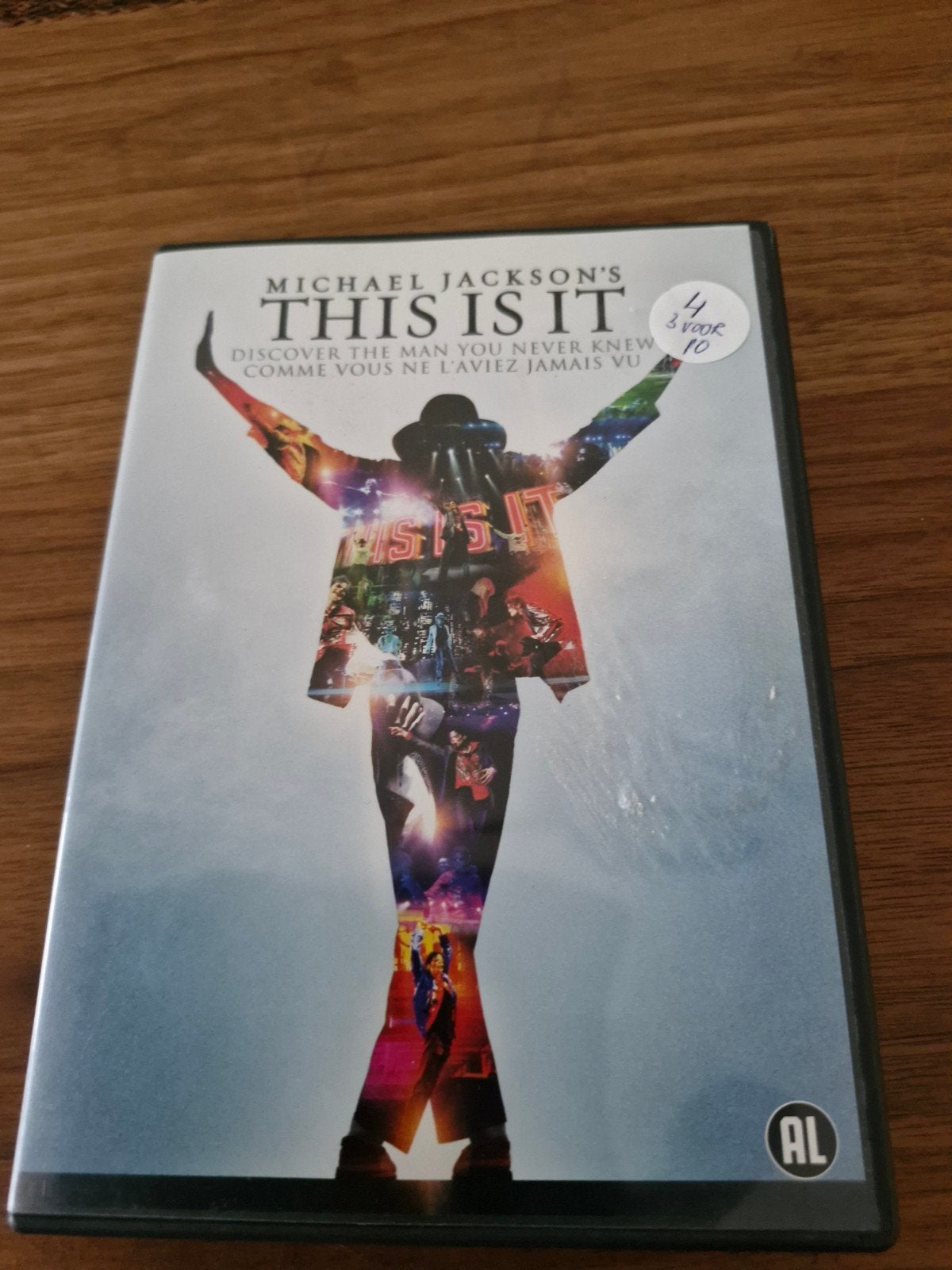 Michael Jackson's This Is It DVD - Muziekdocumentaire, Ophalen of Verzenden, Zo goed als nieuw, Inclusief doosje, Engels