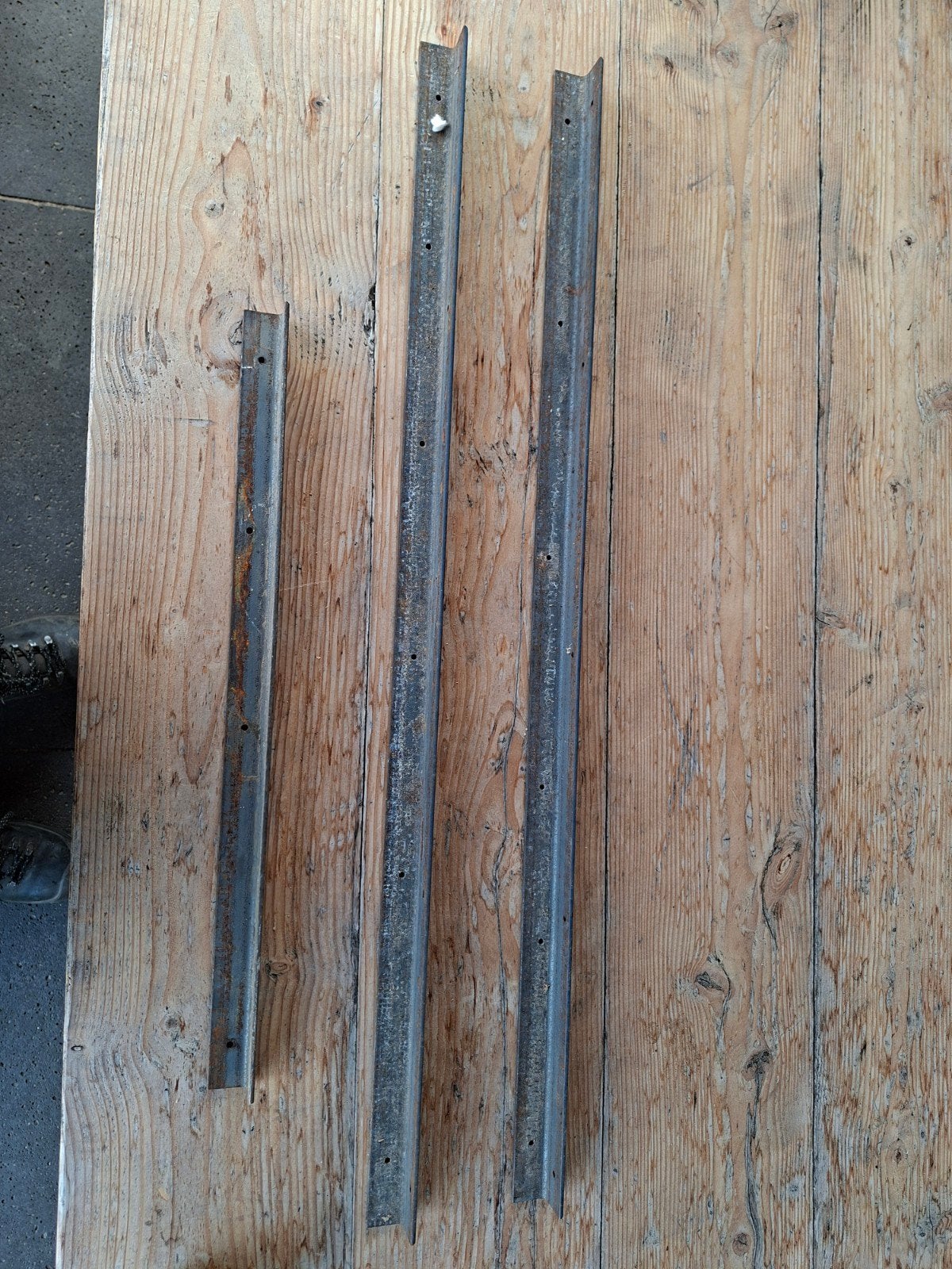 3x Hoekijzer (3x3 cm) - Diverse lengtes, Doe-het-zelf en Verbouw, Metalen, Ophalen