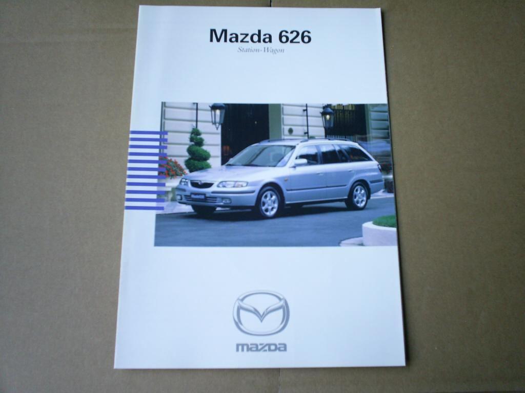 Mazda 626 Stationwagon 1998 8 pag. Zwitsers, Verzenden, Zo goed als nieuw, Mazda