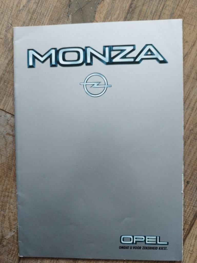 Opel Monza Brochure - 1983, Opel, Zo goed als nieuw, Opel, Ophalen of Verzenden
