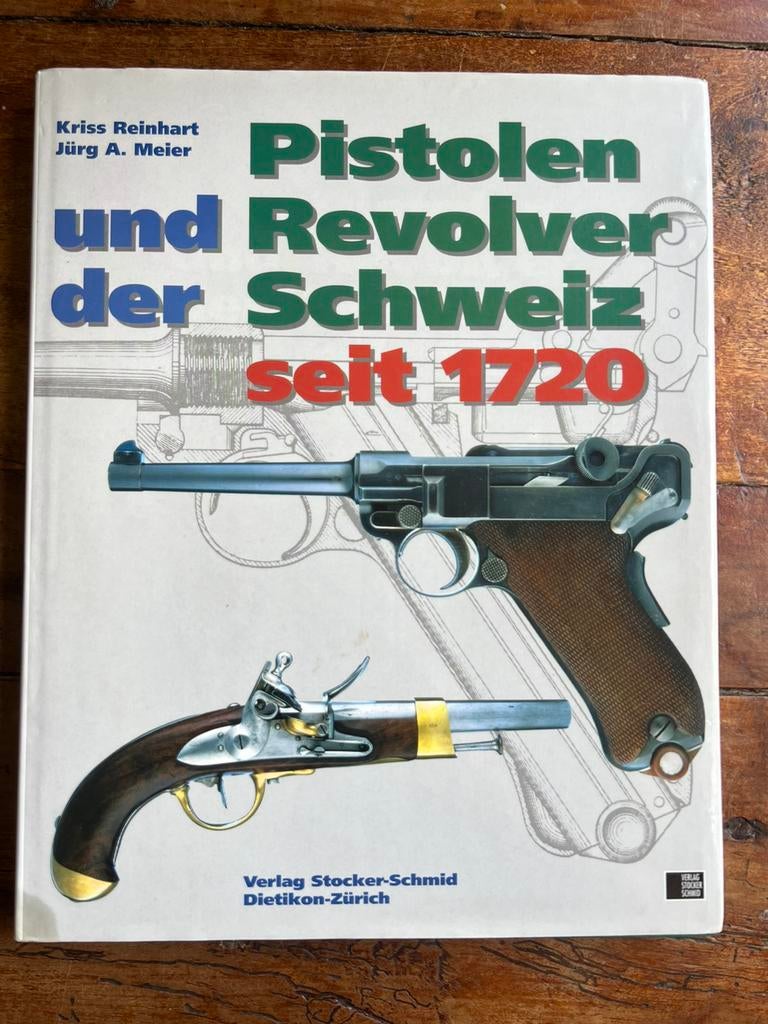 Zeldzaam naslagwerk Zwitserse Luger etc pistool revolver, Ophalen of Verzenden, Duitsland, Landmacht
