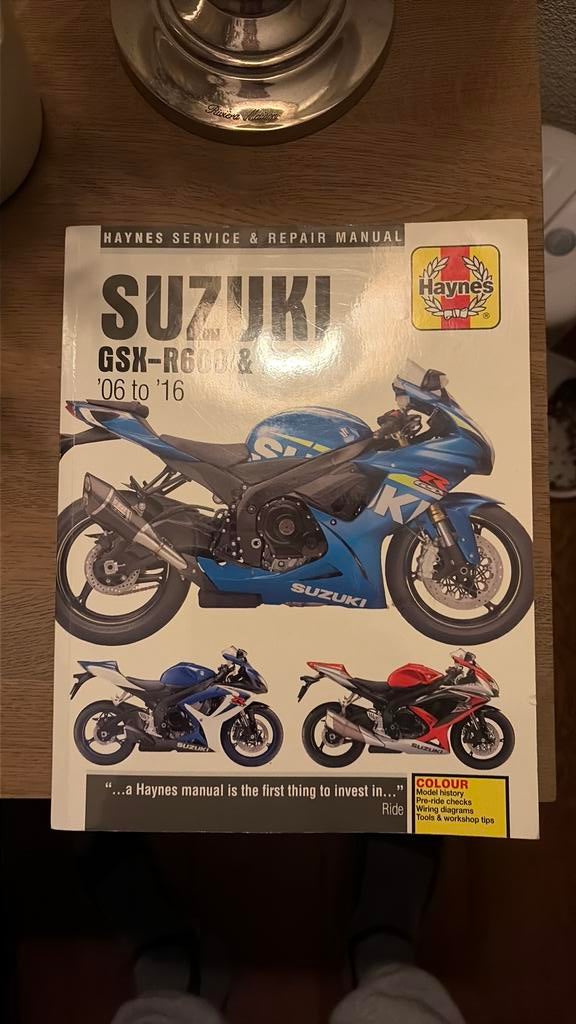 Suzuki GSX-R Werkplaatshandboek, Ophalen of Verzenden, Zo goed als nieuw