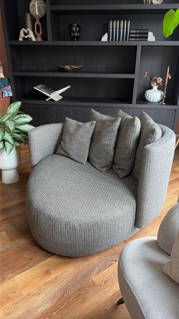 Fauteuil, nagenoeg nieuw., Huis en Inrichting, Fauteuils, Zo goed als nieuw, Stof, 100 tot 125 cm, 100 tot 125 cm, Ophalen
