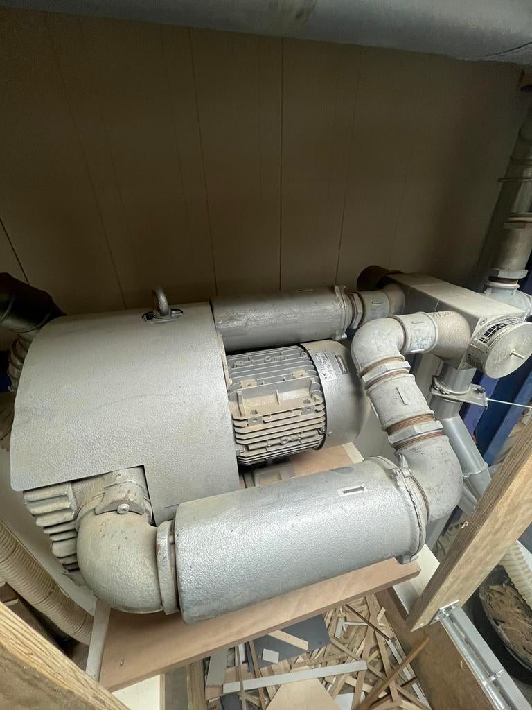 Zijkanaalblower Bussche CNC vacuümpomp 7,5kw, Ophalen