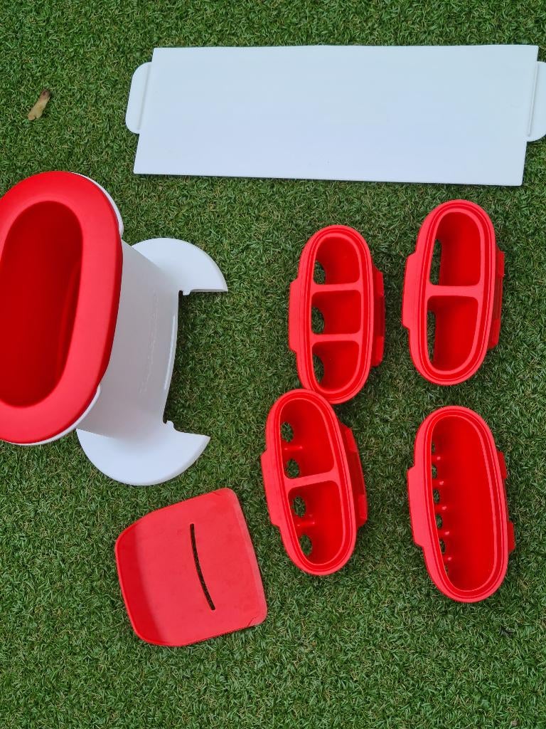 Tupperware verspers kroketten makers, Huis en Inrichting, Ophalen of Verzenden, Zo goed als nieuw, Overige typen