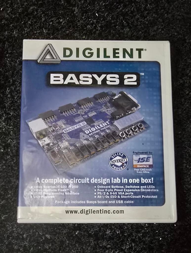 Digilent Basys 2 - Complete Circuit Design Lab, Ophalen, Gebruikt