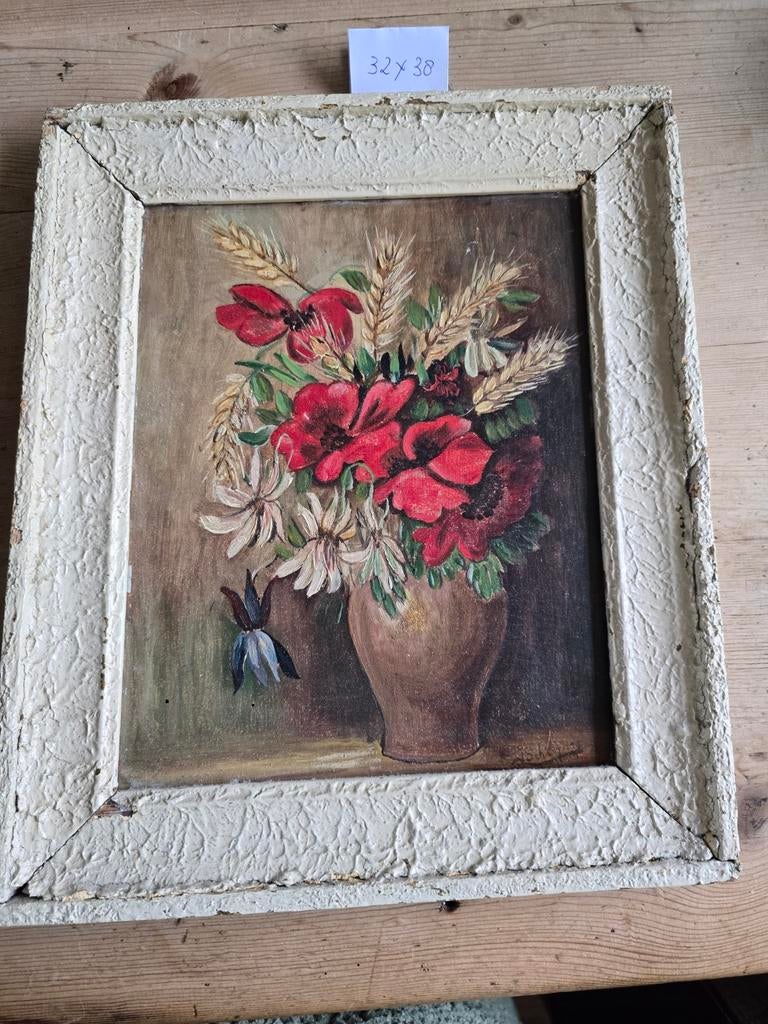 Schilderij op hout, Ophalen of Verzenden