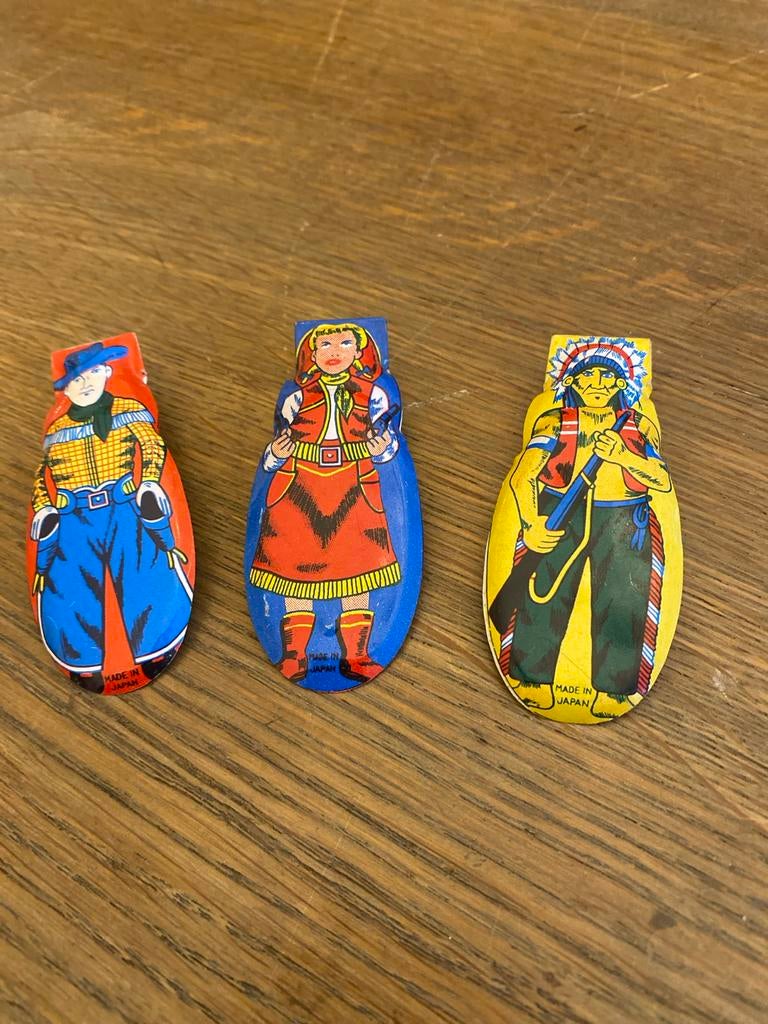 Vintage Western Figuren uit Japan clickers, Antiek en Kunst, Ophalen of Verzenden