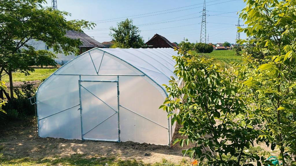Kas–Tunnelkas, Plantenkas-KWALITEIT–B4 m-EU-productie, Tuin en Terras, Kassen, Staal, Folie, Verzenden, Kweekkas