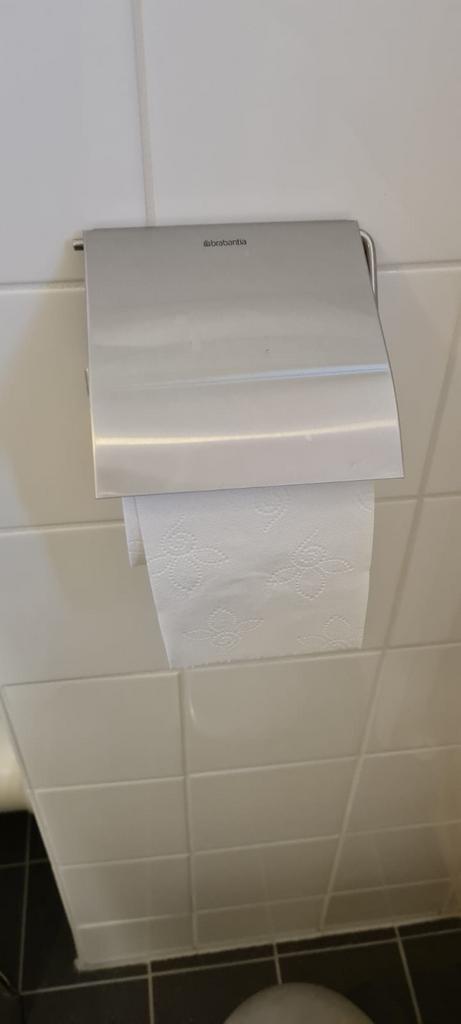 Vandaag ophalen €5! Brabantia WC Rolhouder - Zilver, Ophalen, Zo goed als nieuw, Grijs, Overige typen